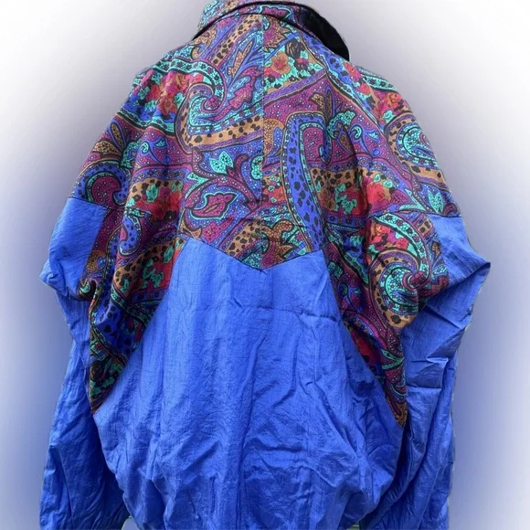 Lavon by Cheerful Corp Vintage 80s/90s Bomber Style Jacket Windbreaker Track - Picture 9 of 15